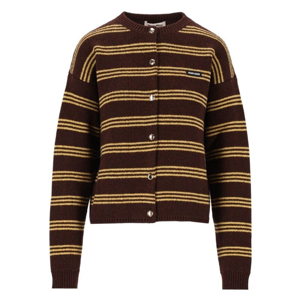 Miu Miu Women Striped Cardigan